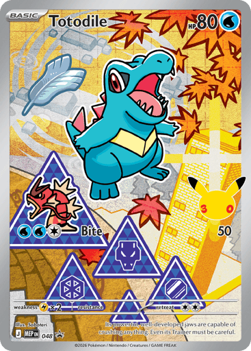 Totodile - Mega Evolution Black Star Promos 48