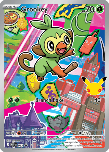 Grookey - Mega Evolution Black Star Promos 52