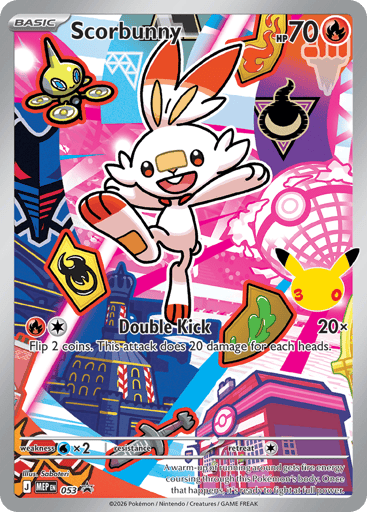 Scorbunny - Mega Evolution Black Star Promos 53