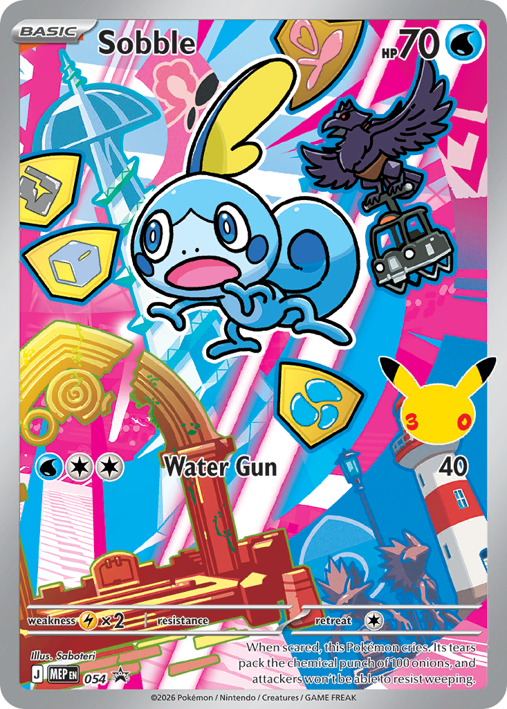 Sobble – Mega Evolution Black Star Promos 054 Pokémon card