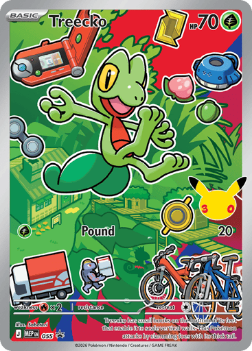 Treecko - Mega Evolution Black Star Promos 55
