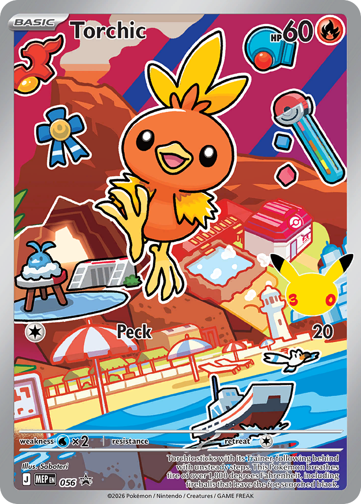 Torchic – Mega Evolution Black Star Promos 056 Pokémon card