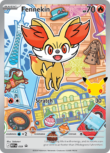 Fennekin - Mega Evolution Black Star Promos 59