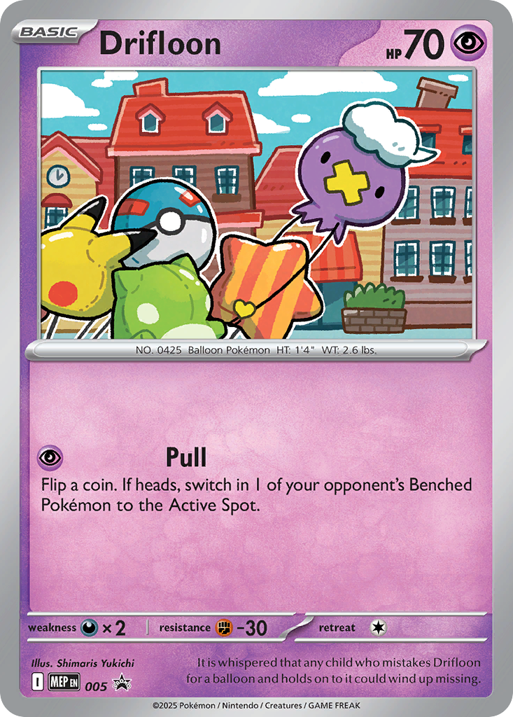 Drifloon – Mega Evolution Black Star Promos 005 Pokémon card