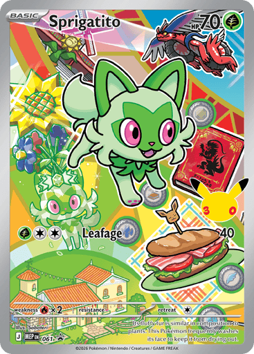 Sprigatito - Mega Evolution Black Star Promos 61