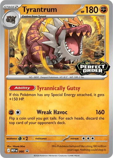 Tyrantrum - Mega Evolution Black Star Promos 66
