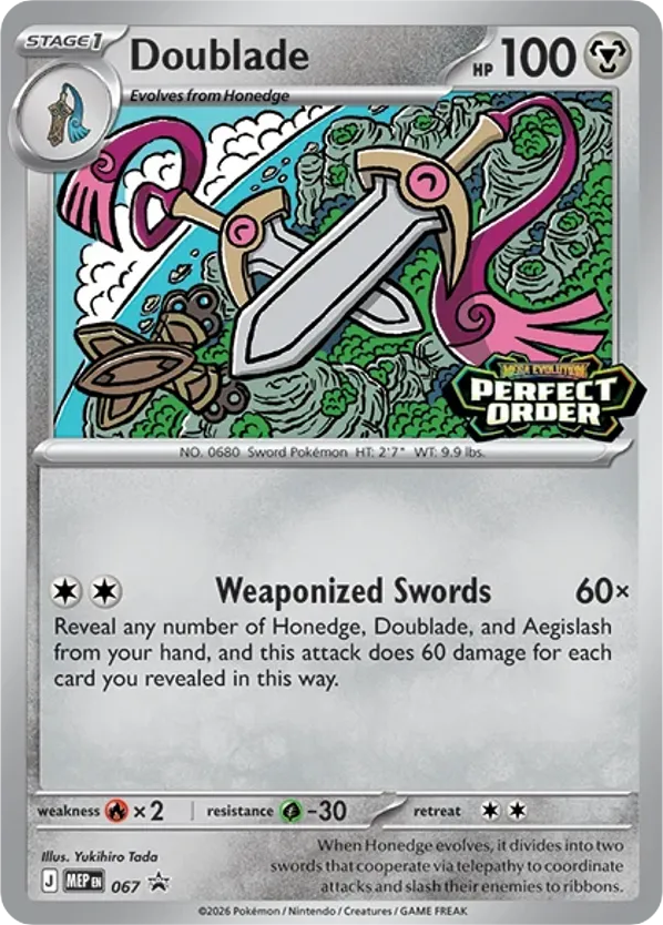Doublade – Mega Evolution Black Star Promos 067 Pokémon card