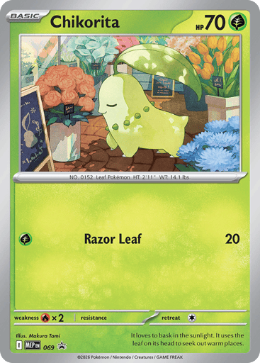 Chikorita - Mega Evolution Black Star Promos 69