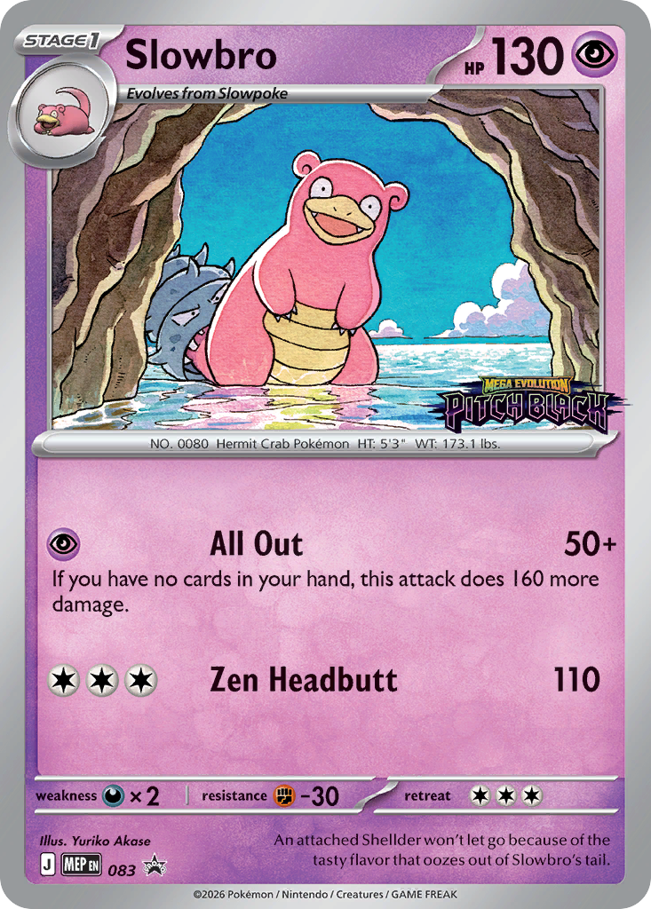 Slowbro – Mega Evolution Black Star Promos 083 Pokémon card