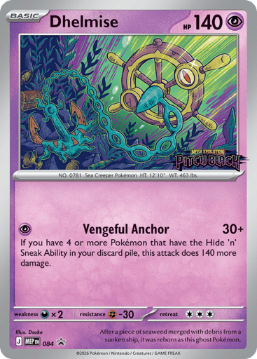 Dhelmise - Mega Evolution Black Star Promos 84