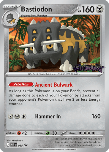 Bastiodon - Mega Evolution Black Star Promos 85