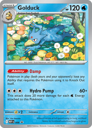Golduck - Mega Evolution Black Star Promos 8