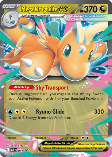Mega Dragonite ex - Mega Evolution Black Star Promos 91