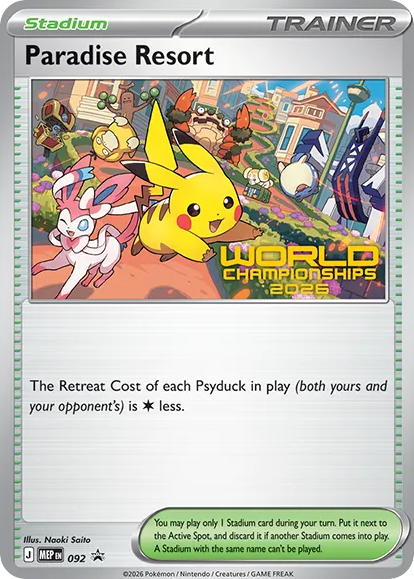 Paradise Resort – Mega Evolution Black Star Promos 092 Pokémon card