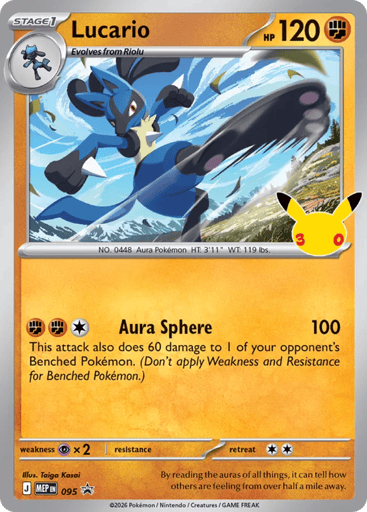 Lucario - Mega Evolution Black Star Promos 95