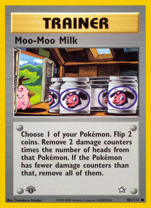 Moo-Moo Milk – Neo Genesis 101/111 Pokémon card
