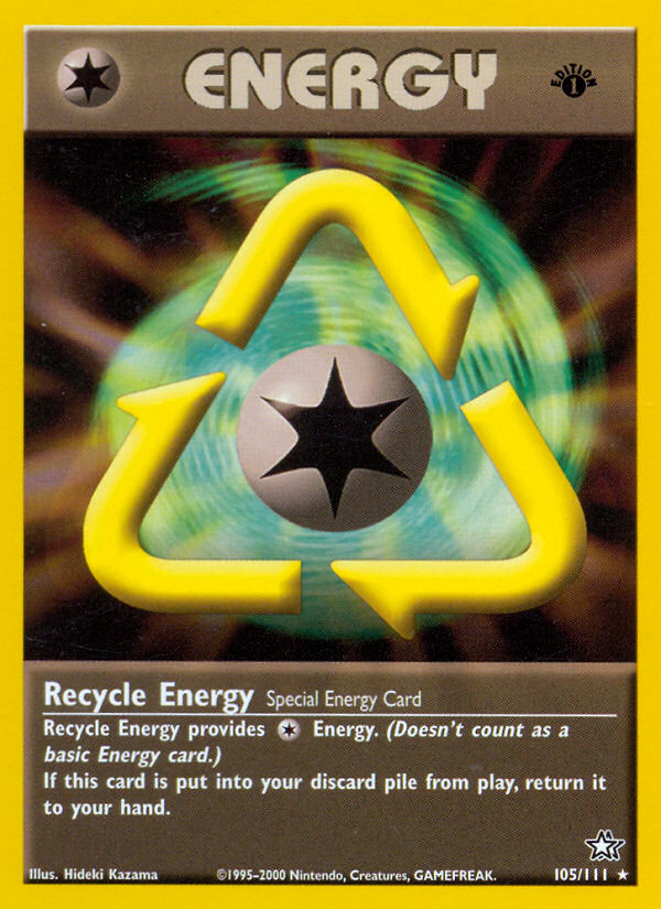 Recycle Energy – Neo Genesis 105/111 Pokémon card