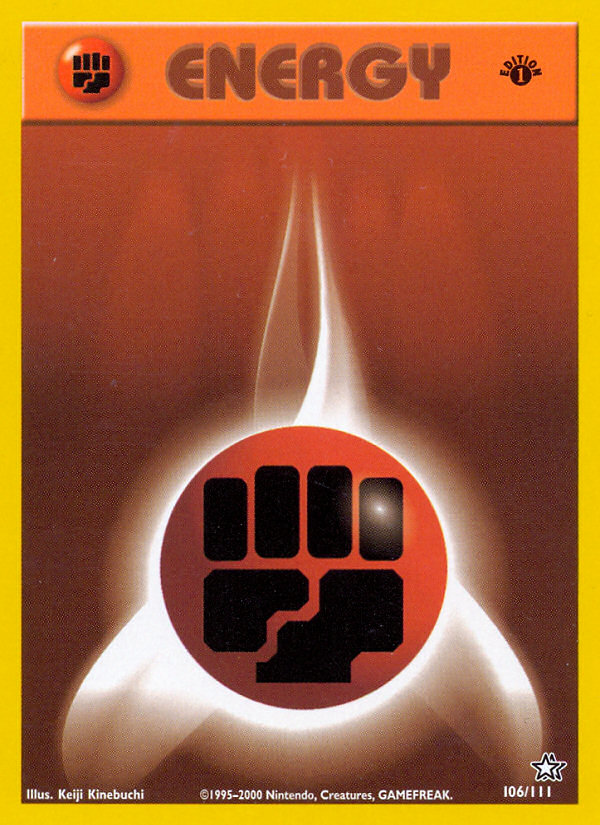 Fighting Energy – Neo Genesis 106/111 Pokémon card