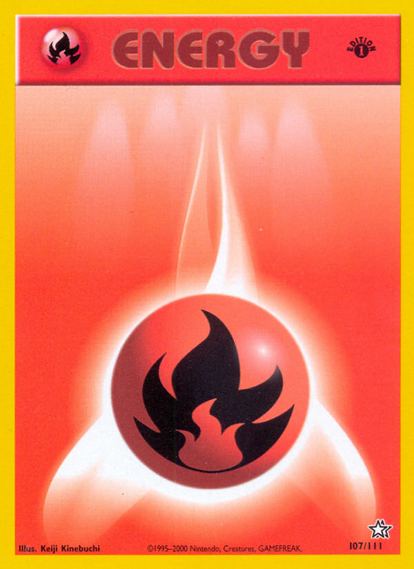 Fire Energy – Neo Genesis 107/111 Pokémon card