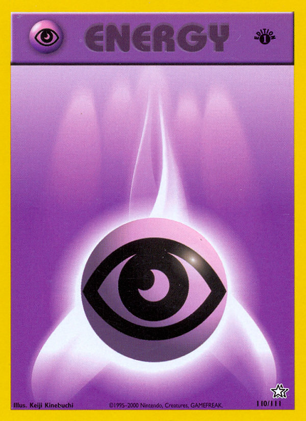Psychic Energy – Neo Genesis 110/111 Pokémon card