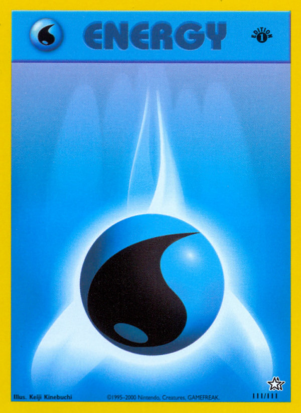 Water Energy – Neo Genesis 111/111 Pokémon card