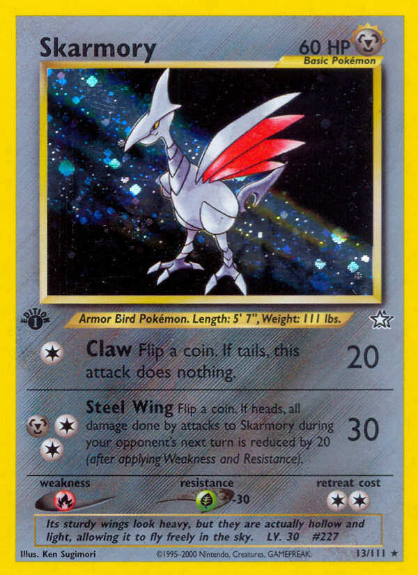 Skarmory – Neo Genesis 13/111 Pokémon card