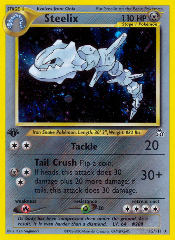 Steelix – Neo Genesis 15/111 Pokémon card