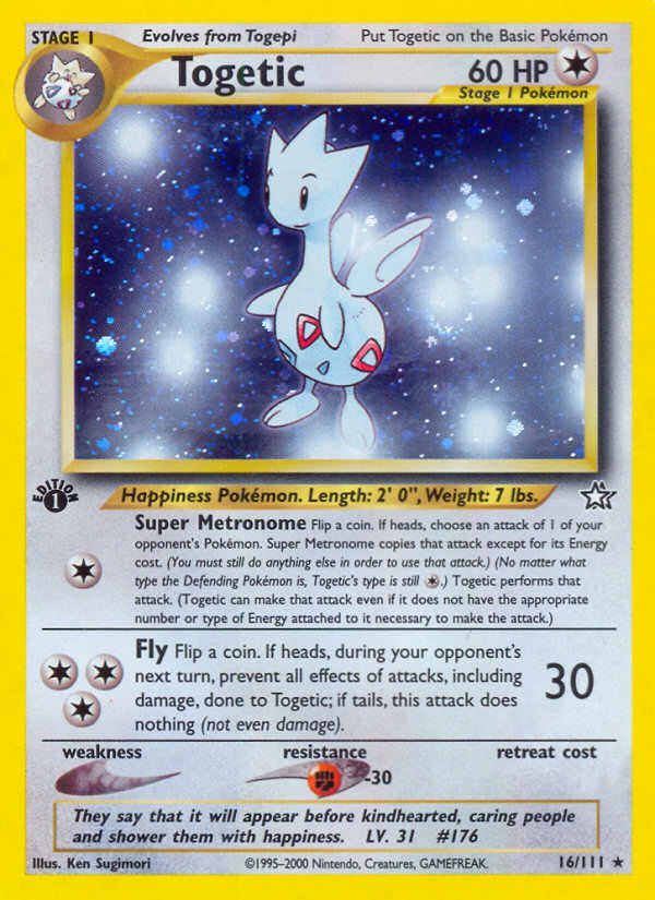 Togetic – Neo Genesis 16/111 Pokémon card