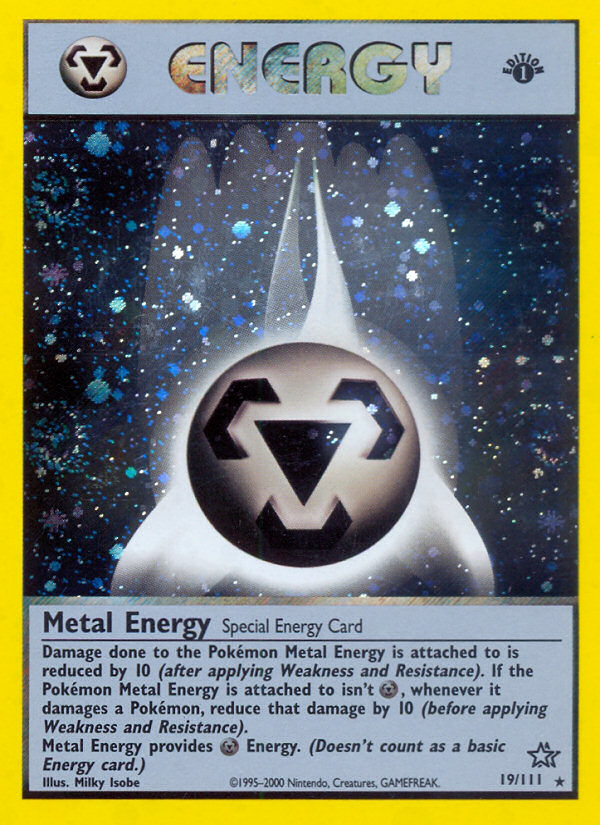 Metal Energy – Neo Genesis 19/111 Pokémon card
