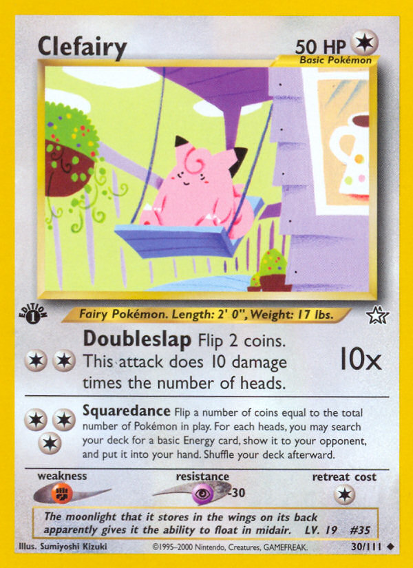 Clefairy – Neo Genesis 30/111 Pokémon card