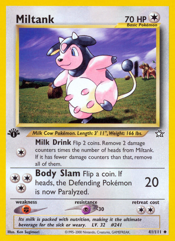 Miltank – Neo Genesis 41/111 Pokémon card