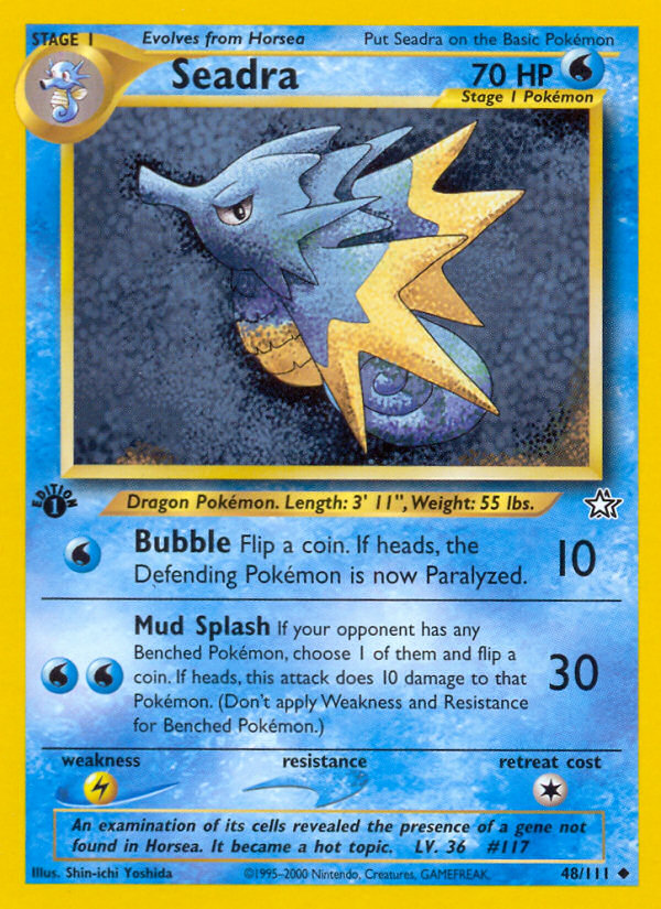Seadra – Neo Genesis 48/111 Pokémon card