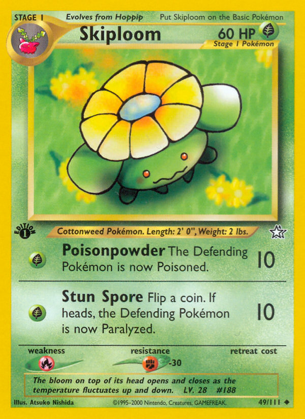 Skiploom – Neo Genesis 49/111 Pokémon card
