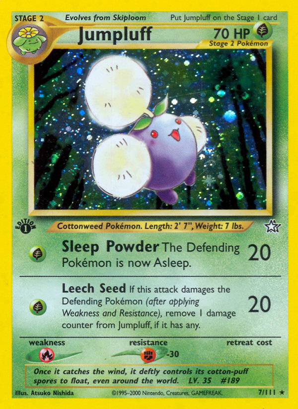 Jumpluff – Neo Genesis 7/111 Pokémon card