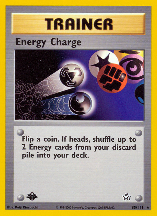 Energy Charge – Neo Genesis 85/111 Pokémon card
