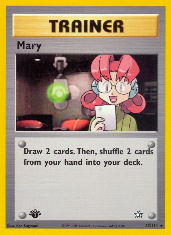 Mary – Neo Genesis 87/111 Pokémon card