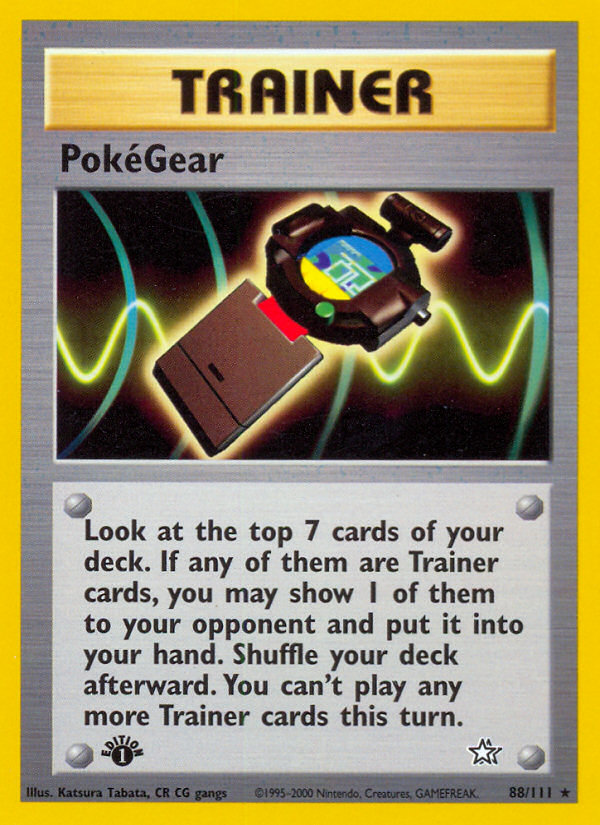 PokéGear – Neo Genesis 88/111 Pokémon card