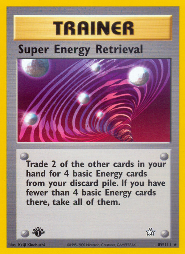 Super Energy Retrieval – Neo Genesis 89/111 Pokémon card
