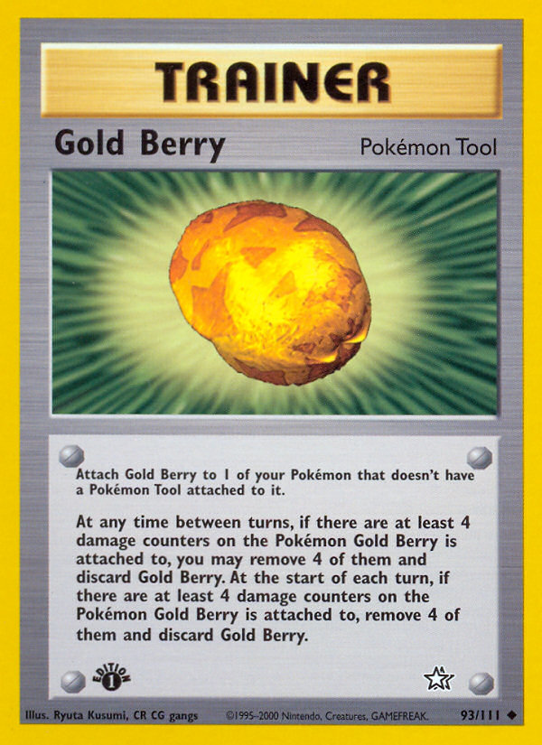 Gold Berry – Neo Genesis 93/111 Pokémon card