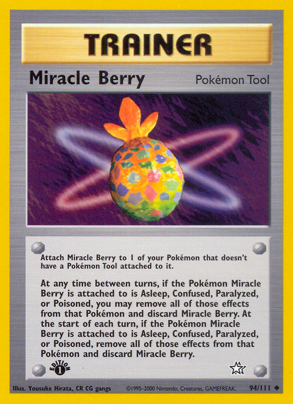 Miracle Berry – Neo Genesis 94/111 Pokémon card