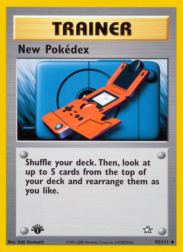 New Pokédex – Neo Genesis 95/111 Pokémon card