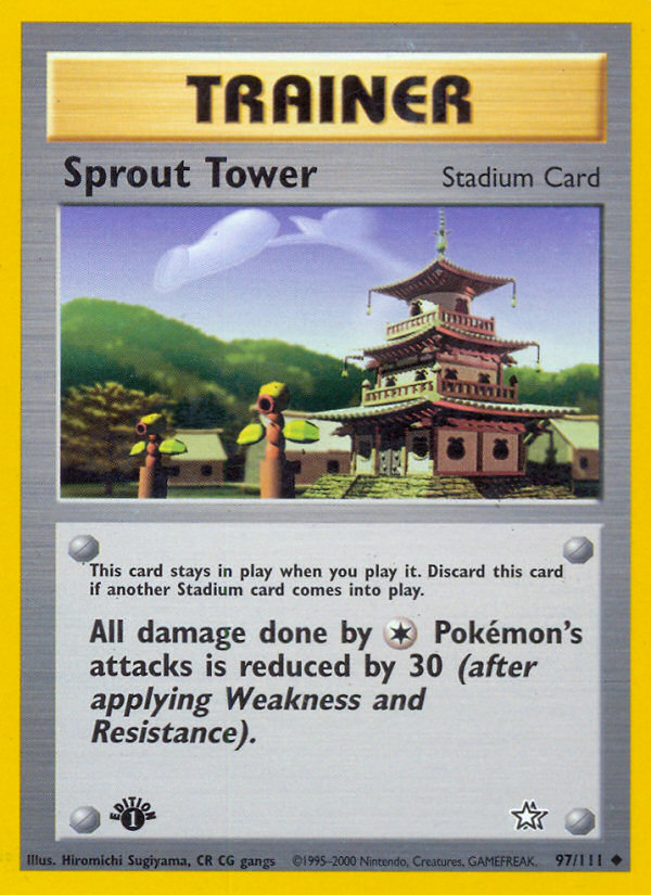 Sprout Tower – Neo Genesis 97/111 Pokémon card