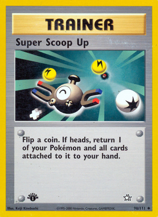 Super Scoop Up – Neo Genesis 98/111 Pokémon card