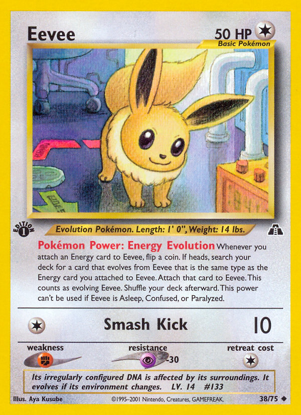 Eevee – Neo Discovery 38/75 Pokémon card