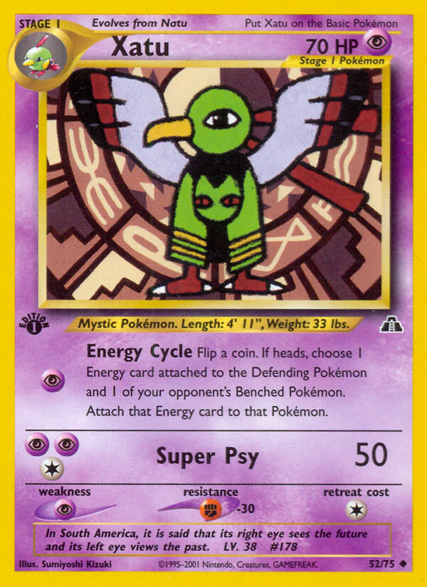 Xatu – Neo Discovery 52/75 Pokémon card