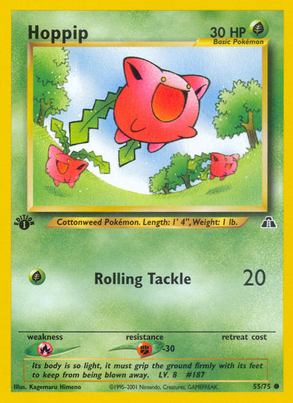 Hoppip – Neo Discovery 55/75 Pokémon card