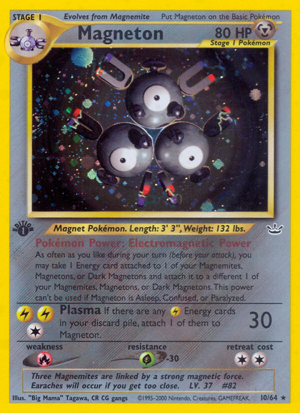 Magneton – Neo Revelation 10/64 Pokémon card