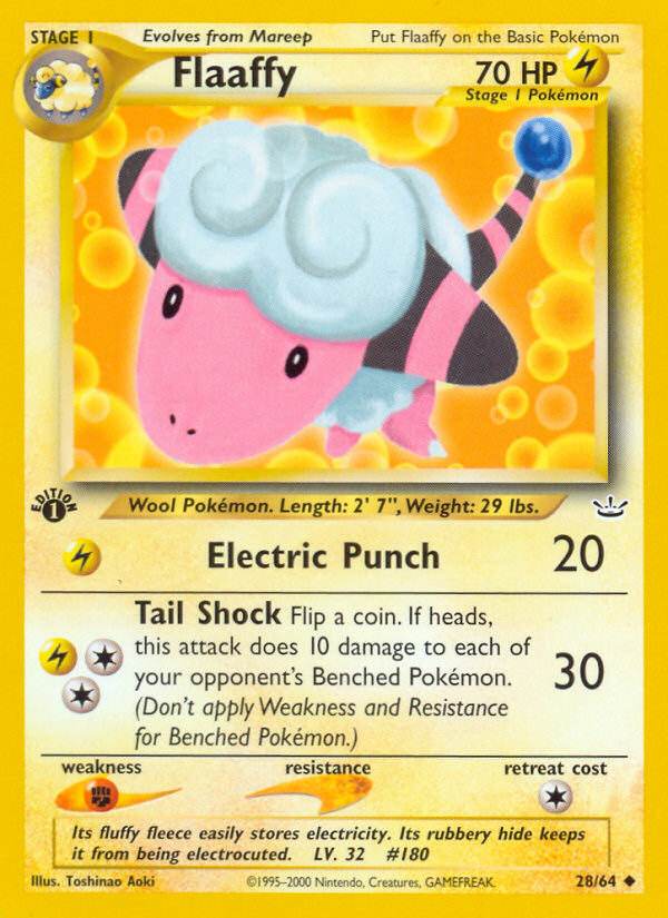 Flaaffy – Neo Revelation 28/64 Pokémon card