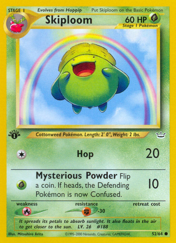 Skiploom – Neo Revelation 52/64 Pokémon card