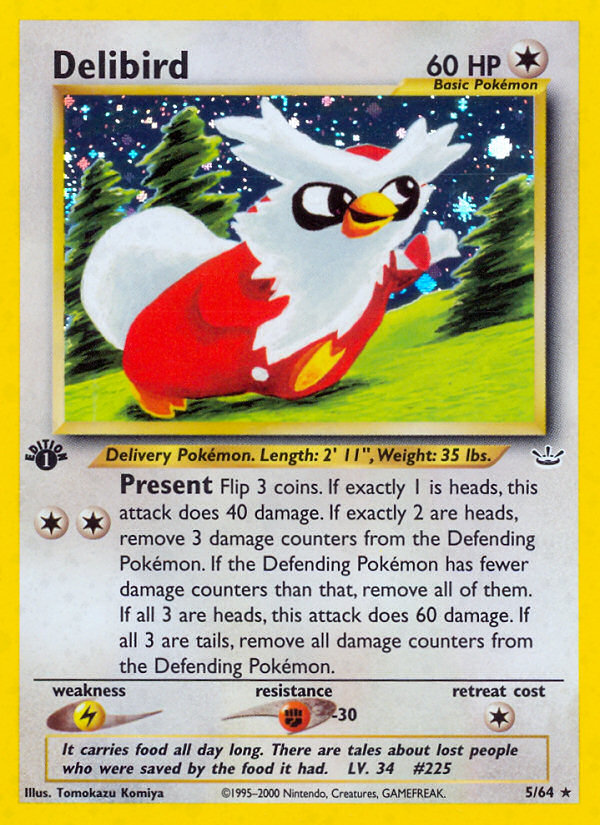Delibird – Neo Revelation 5/64 Pokémon card